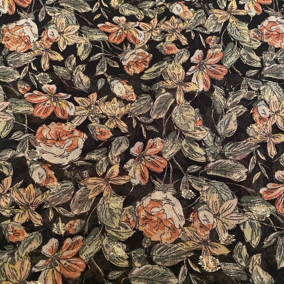 Zara floral maxi skirt with belt XS - Picture 2 of 3